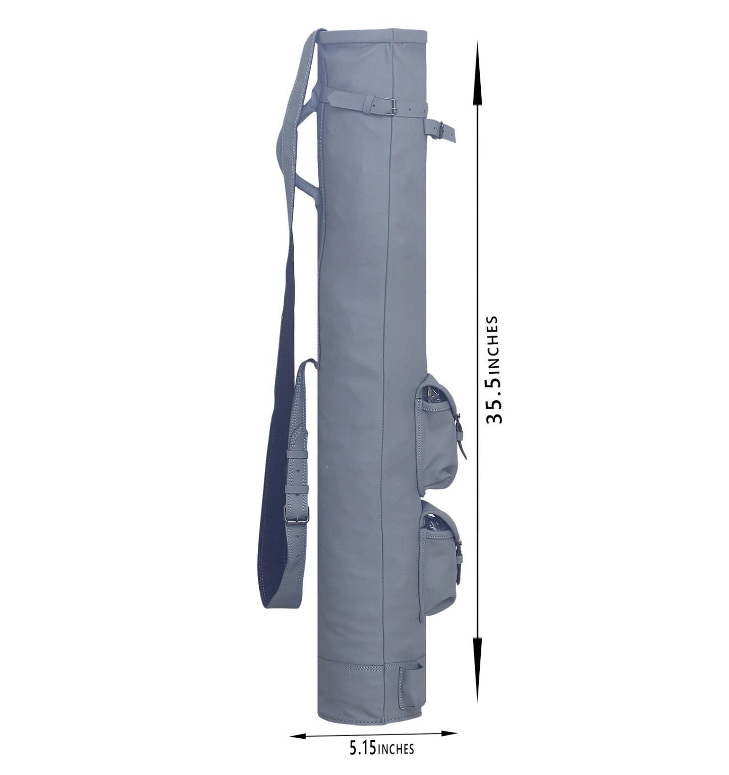 Handmade Leather Sunday Golf Bag: 7-9 Club Capacity