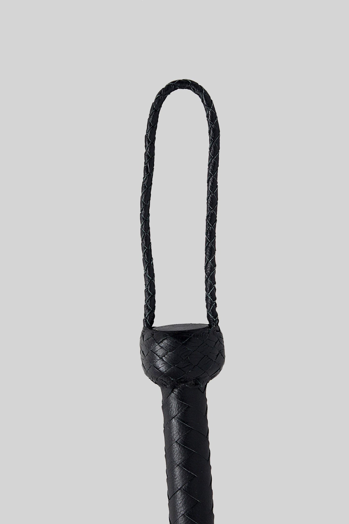 Handmade Leather Tassel Flogger with Braided Handle Gift For HIm Mature