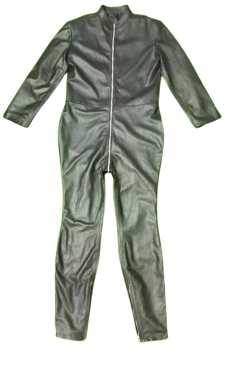 Leather BDSM Catsuit