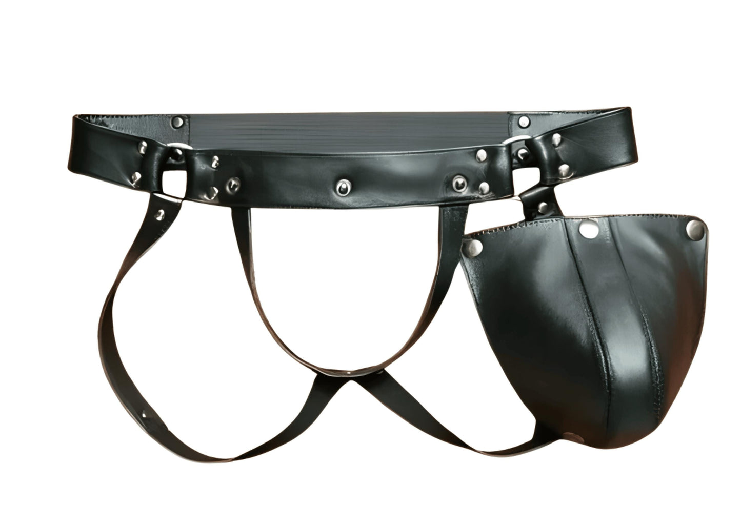 Men's Full-Grain Leather Chaps: Biker Cowboy Festival Wear