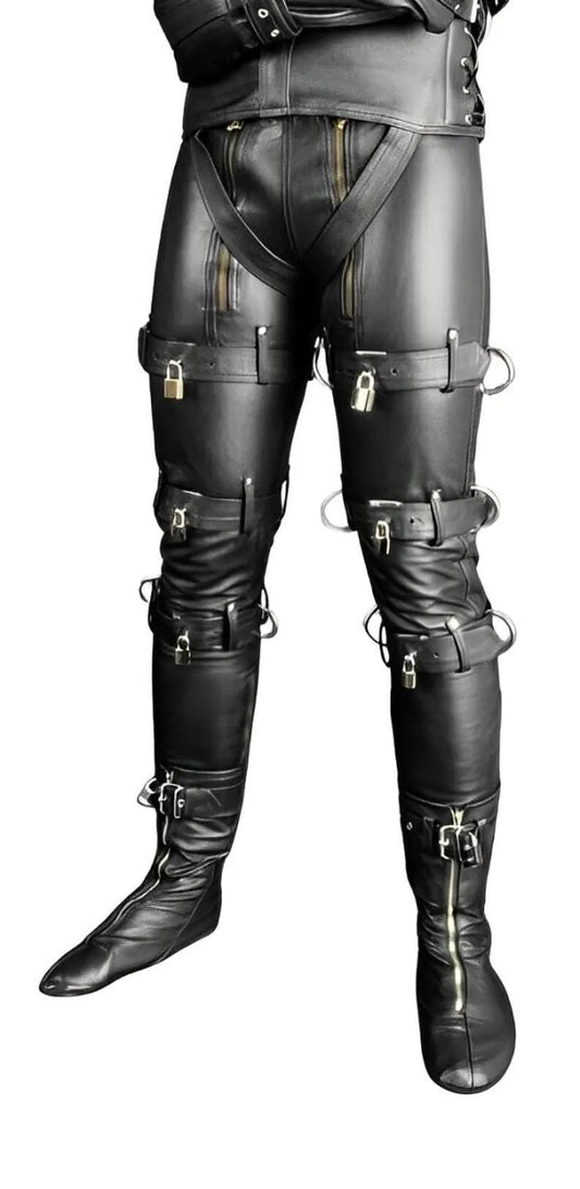 Genuine Sheep Leather Pants - Leather Gay Pant And Chaps, Men Trousers, Biker Uniform, Clubwear