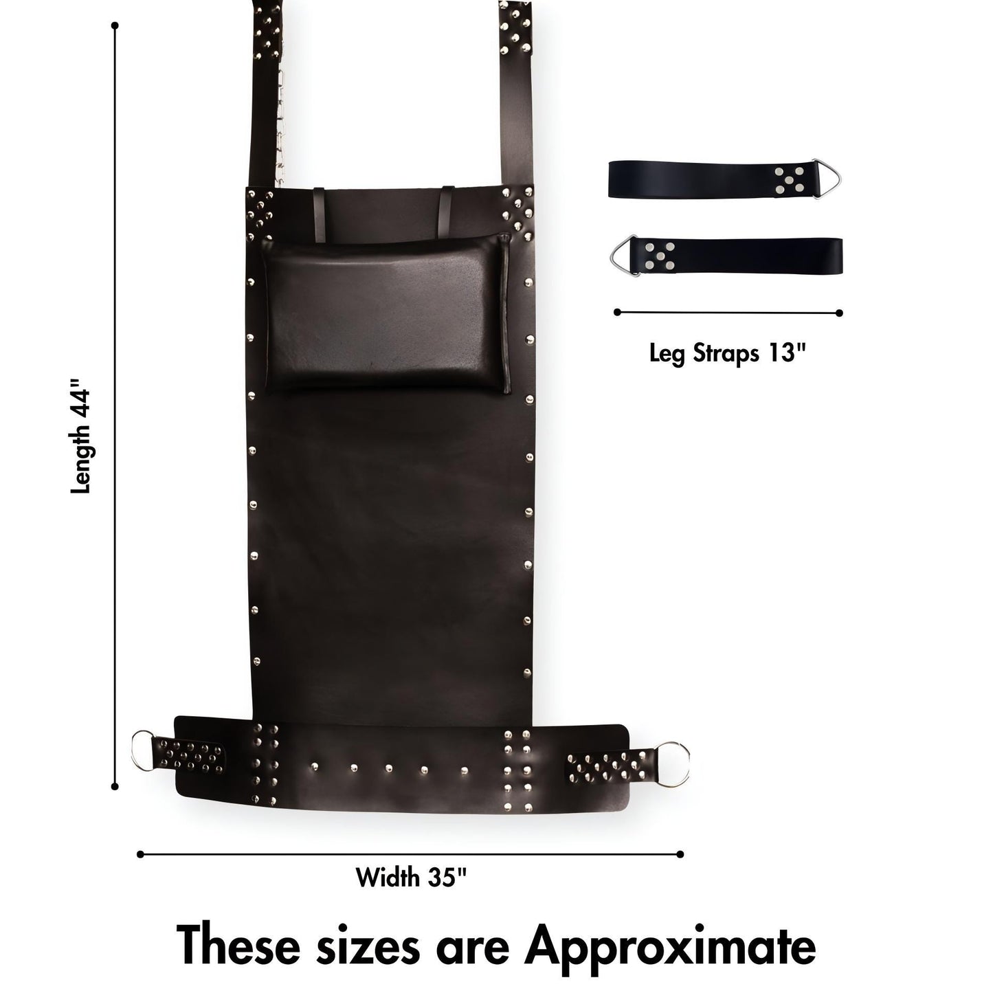 Premium Handmade Black Leather Sling