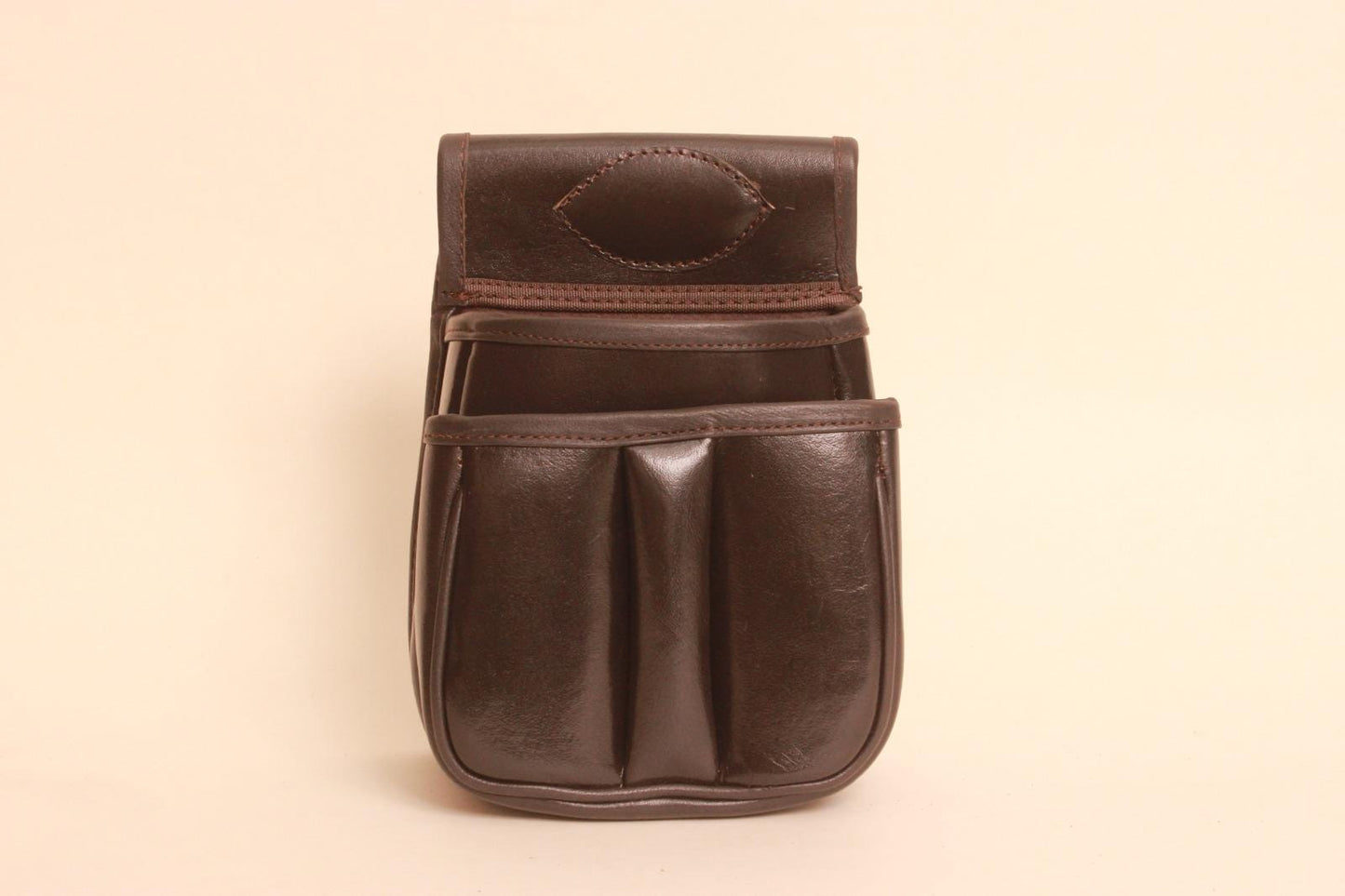 Handmade Leather Belt Pouch with Loop: Rustic Utility Storage