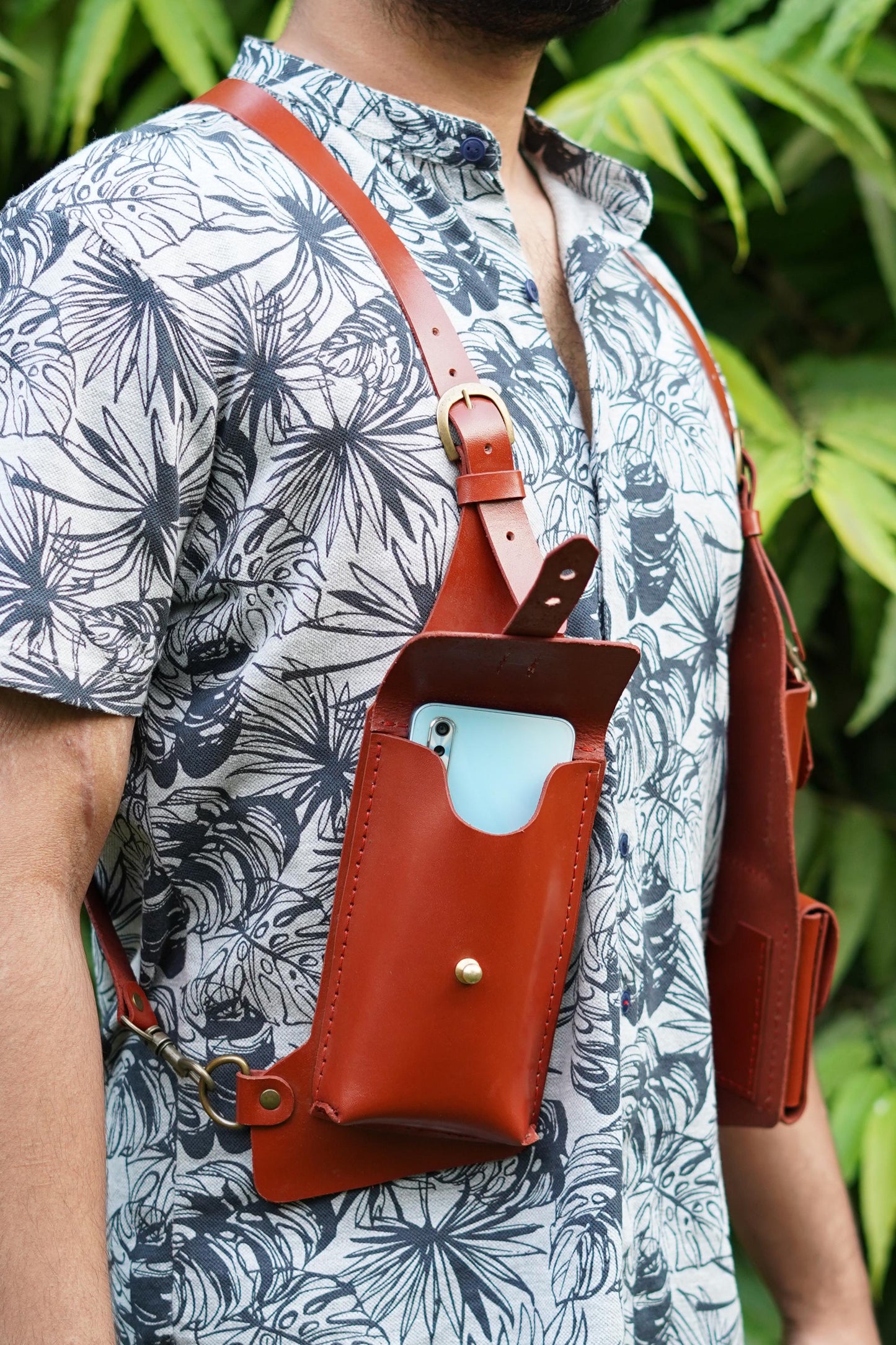 Leather Holster Bag, Shoulder Utility Bag Hip Holster Bag Wist Bag Utility Bag Hip Holster Bag Wist Bag Utility Bag