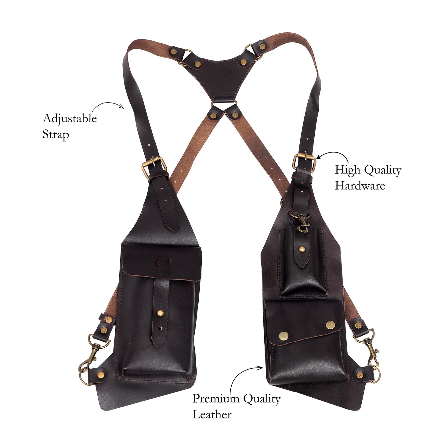 Leather Holster Bag, Shoulder Utility Bag Hip Holster Bag Wist Bag Utility Bag Hip Holster Bag Wist Bag Utility Bag