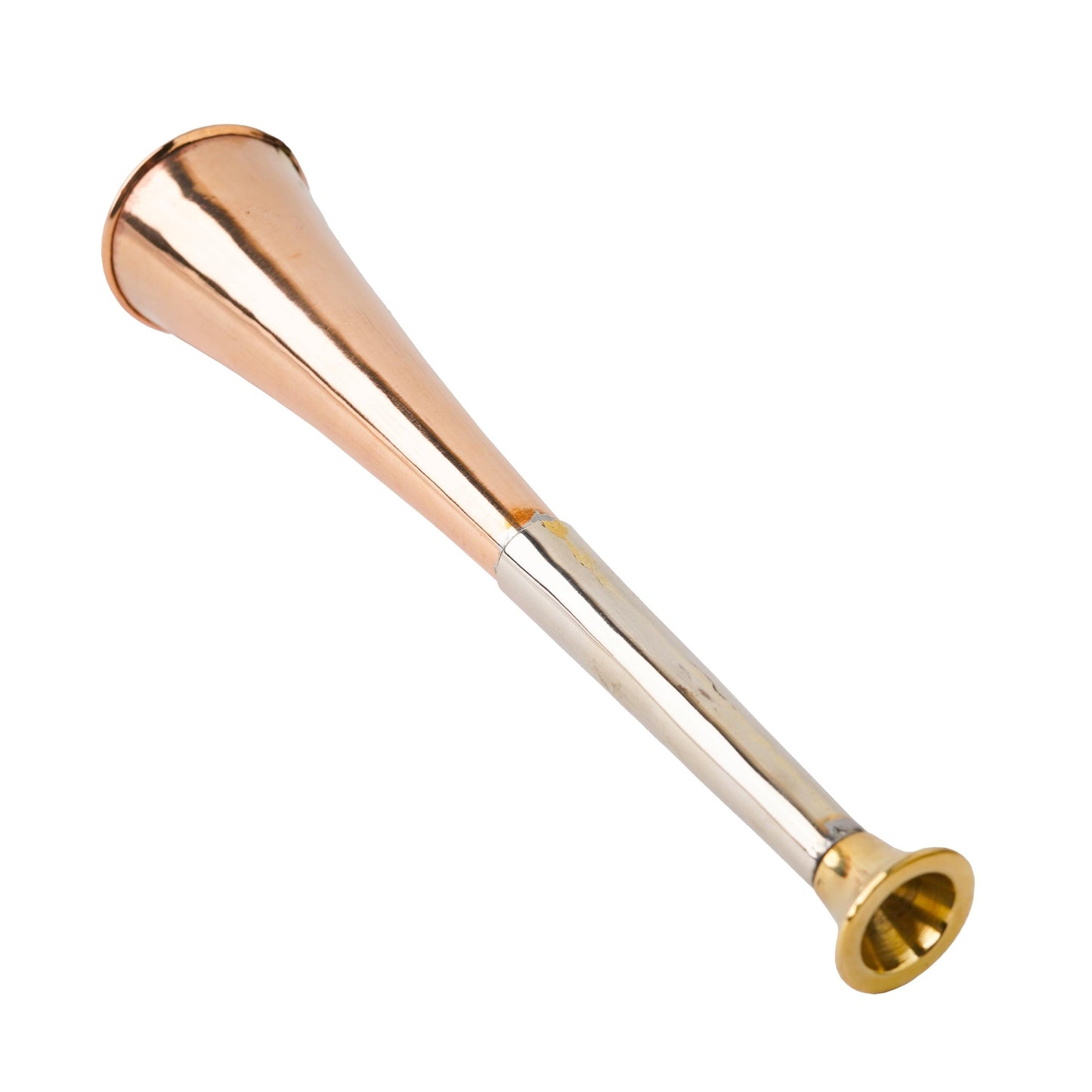 Handcrafted Copper Brass Hunting Horn, Huntsman Decor (9'')