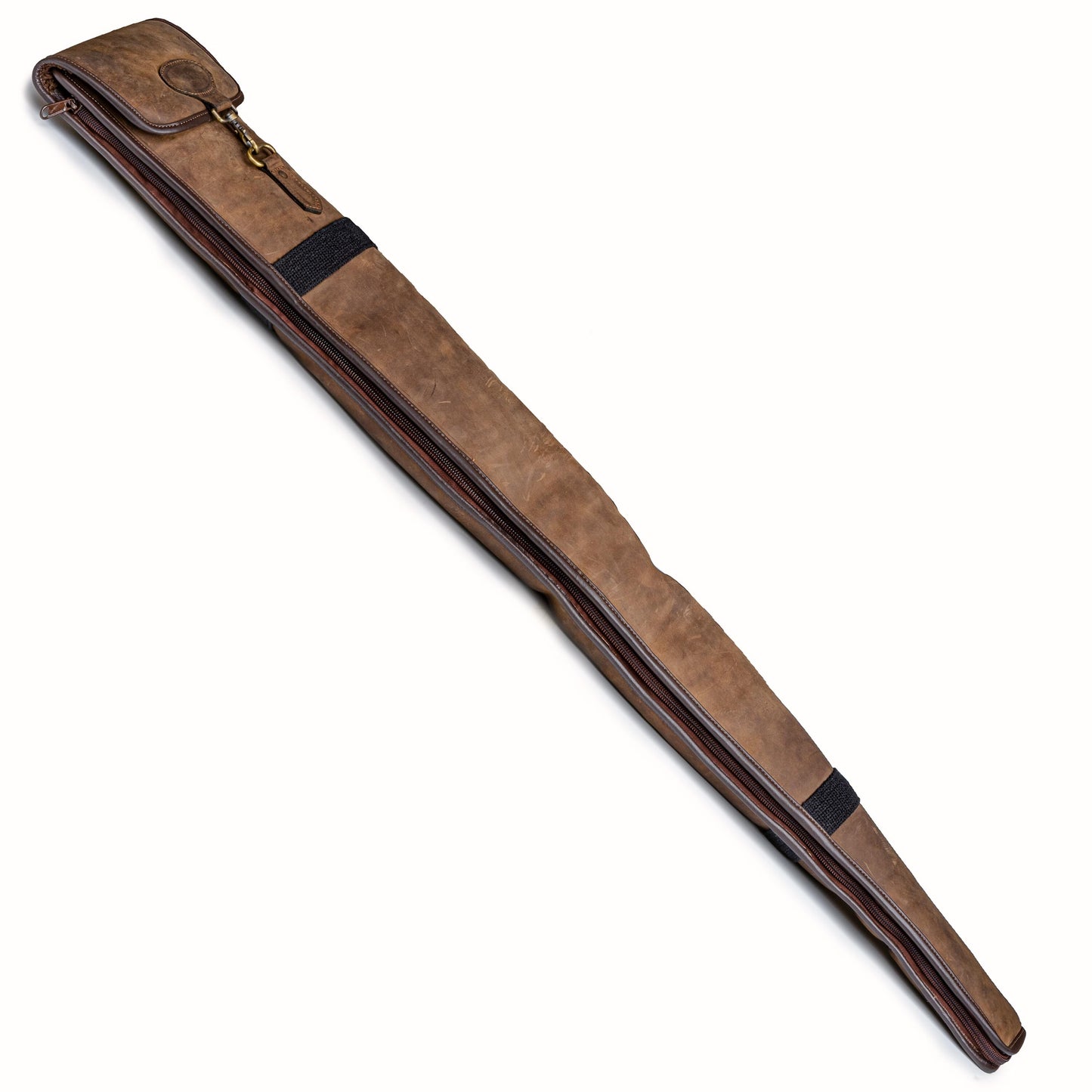 Genuine Leather Gear Slip Case: Distressed Cowhide Field Carry Bag