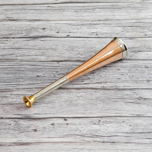Handcrafted Copper & Brass Fox Hunting Horn - Traditional Bugle