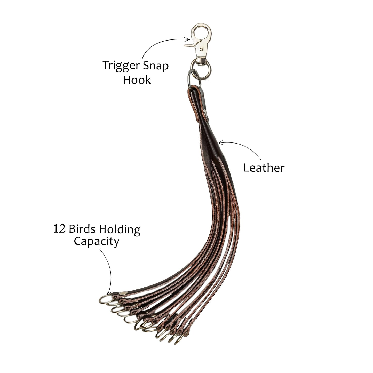 Handcrafted Leather Bird Carrier Strap: Waterfowl & Field Sports