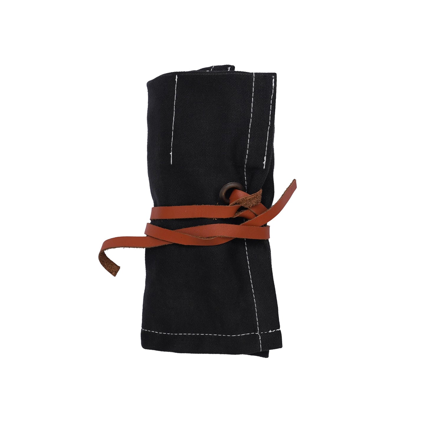 Personalized Canvas Watch Roll: 6-Slot Travel Watch Case