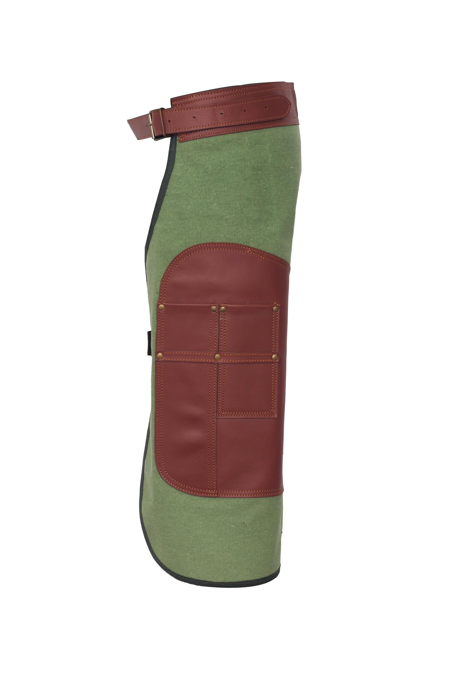 Canvas & Leather Work Apron: Farrier, Chef, Woodworking - Adjustable Fit