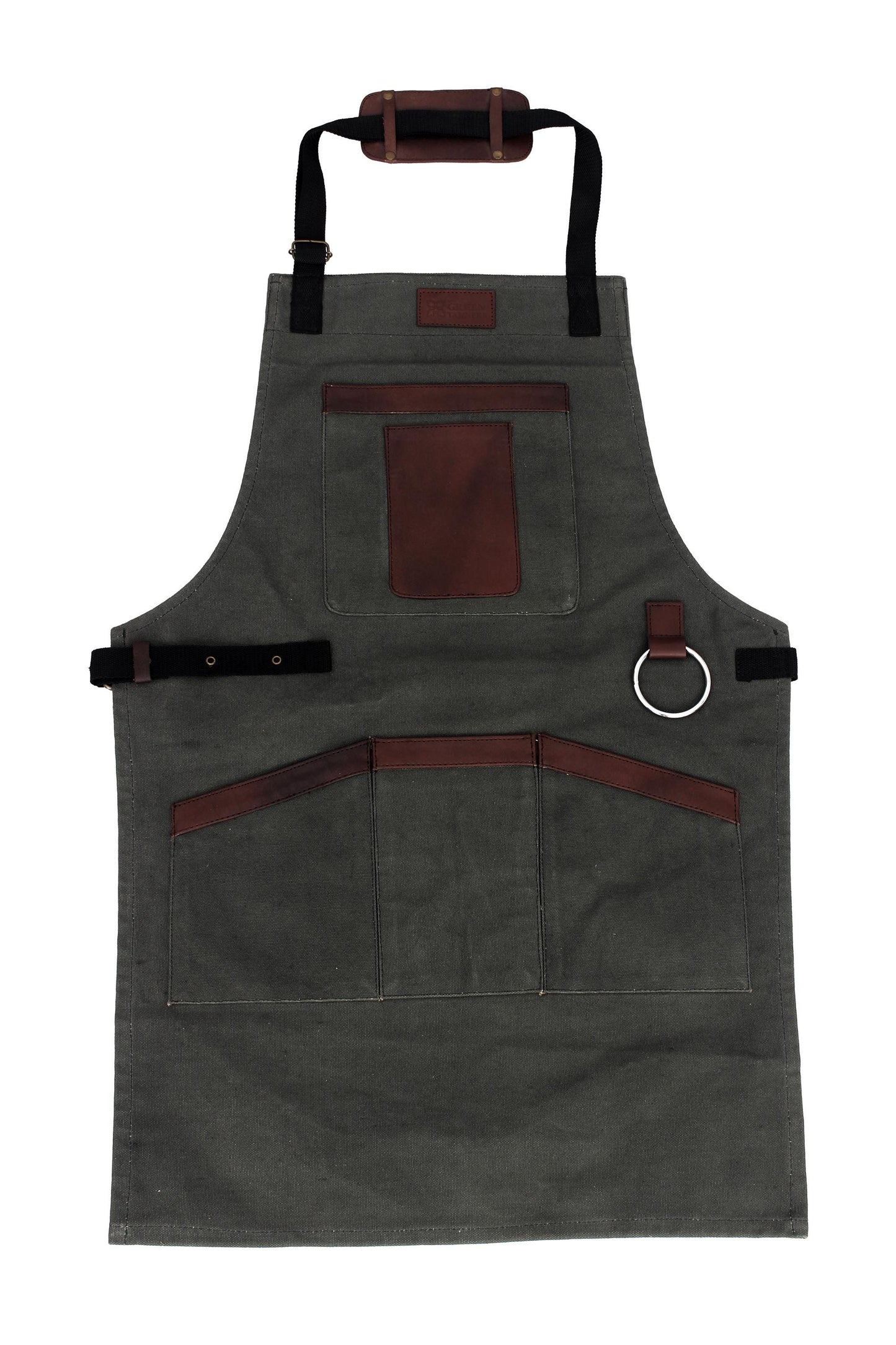Leather & Canvas Apron: Chef, Woodworking, BBQ - Handmade