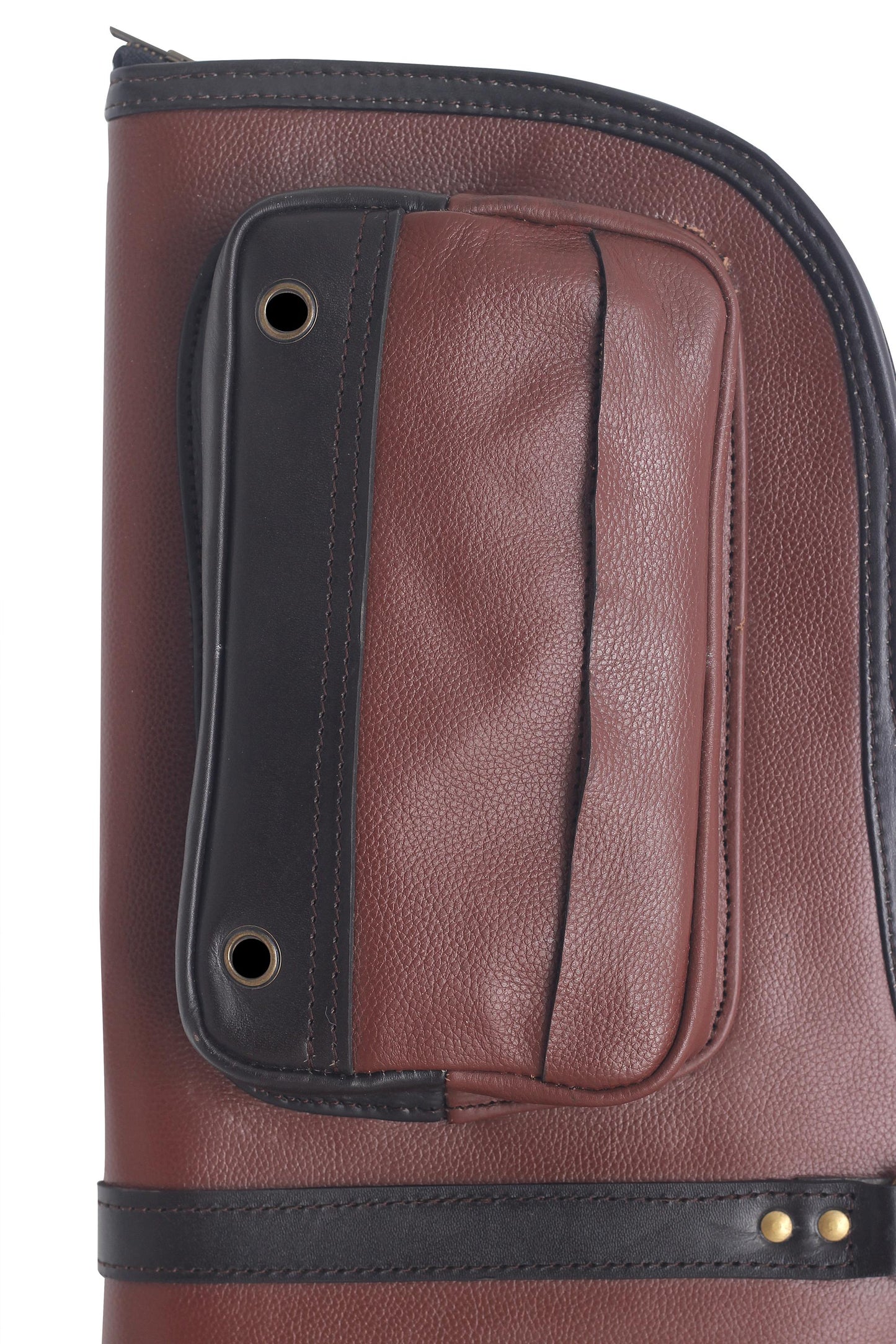 Handmade Leather Hunting Slip Case: Padded Weather-Resistant Gear Bag