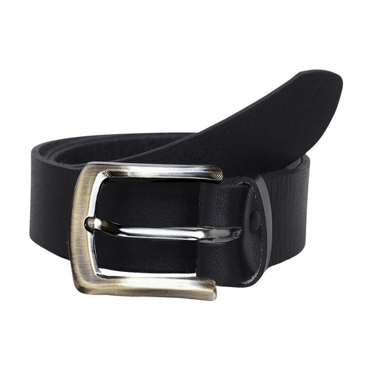 Genuine Leather Belt Mens: Classic Trouser Belt with Sturdy Buckle