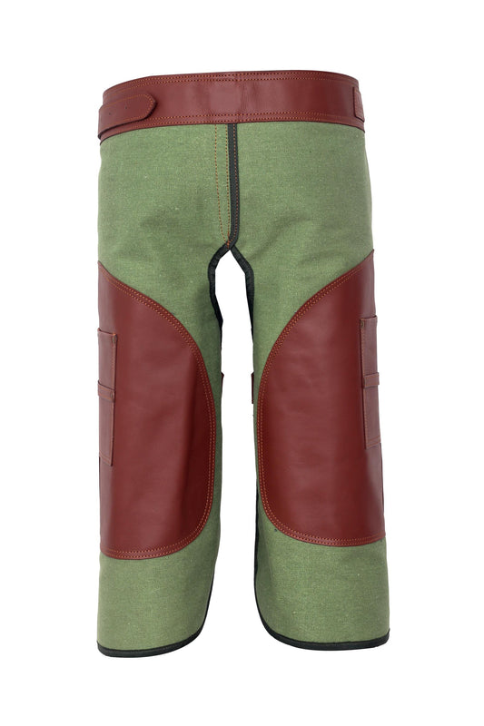 Canvas & Leather Work Apron: Farrier, Chef, Woodworking - Adjustable Fit