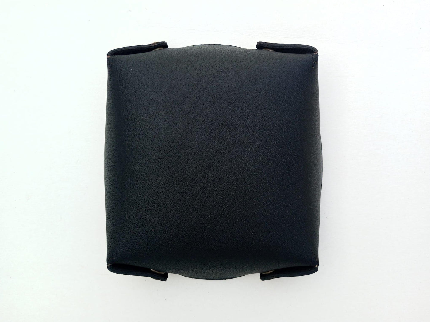 Genuine Leather Valet Tray, Cowhide Desk Organizer, Anniversary Gift