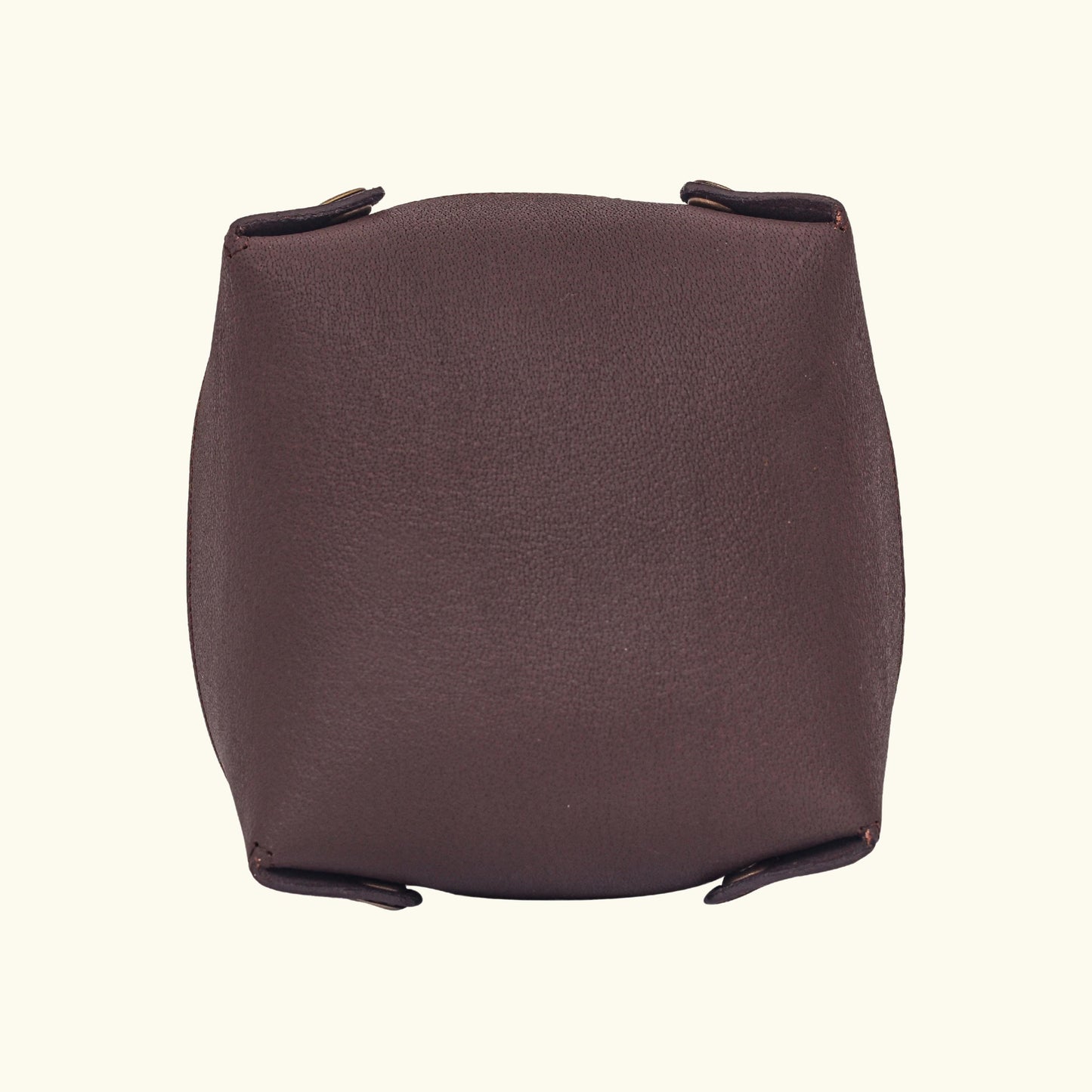 Handmade Cowhide Leather Valet Tray Set: Desk Organizer, Keys, Wallet